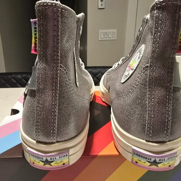 NEW 2024 Chuck 70 High Pride 2024 Converse Sneakers Chuck 70 A10214C SIZE 10 NEW - Picture 10 of 16